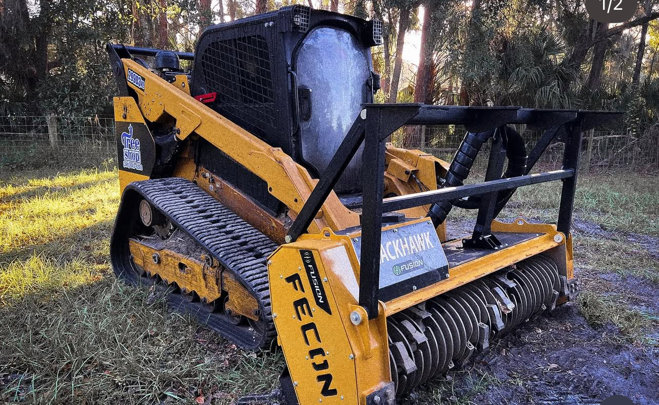 Completed forestry mulching project results Volusia County Florida